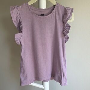 H&M Sleeveless Ruffle Shirt 3/4T